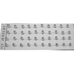 10x 925er Silber Piercing Nasenstecker Ohrstecker B12
