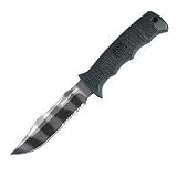 SOG Specialty Knives & Tools E37TS-K Seal Pup Elite TigerStripe Knife with Kydex Sheath