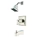 Pegasus 873-6004 Exhibit Single Handle Tub & Shower Faucet, Brushed Nickel