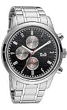 Dolce & Gabbana Wine Tote Chronograph Black Dial Men's watch #DW0749
