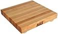 John Boos 12-Inch Square Maple Cutting Board with Feet