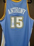 Anthony, Carmelo Autographed/Hand Signed Denver Nuggets Swingman Jersey