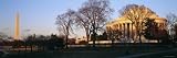 Trees in Front of Jefferson Memorial, Washington DC, USA Art Photographic Poster Print by Panoramic Images, 24x8