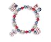 Patriotic Pride USA Stretch Charm Bracelet Wholesale