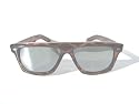 70's NY Style Straight-Line TORTOISE BROWN Mirrored Wayfarer Supersize Vintage Retro Sunglasses / Mens