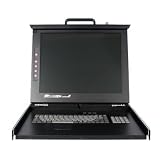 PC Hardware : StarTech 19" Folding LCD Rack Console With 16-Port Multi-Platform KVM