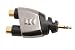Monster MCL MSTMINI 2FR Stereo Female RCA to 1/8 Stereo Cable Adapter