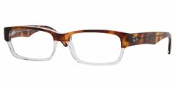 RAY BAN 5163 2365 BROWN/CRYSTAL PLASTIC EYEGLASSES