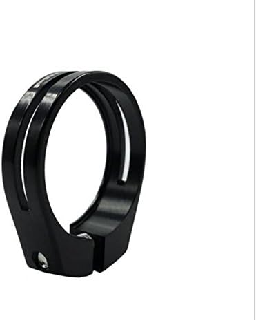 Hot MTB Bike Bicycle Quick Release Seat post Sit tube Clip Clamping Aluminum 34.9 mm ultralight 11g (black )
