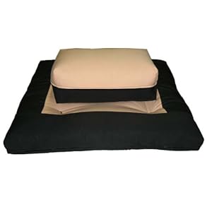 Brand New Central Peach Zabuton Zafu Set, Yoga, Meditation Seat Cushions, Kneeling, Sitting, Supporting Exercise Pratice Zabutons