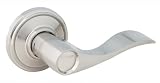 Sterling Plus GLF170SAQRH-619 Aqua Door Lever, Right Hand, Dummy, Satin Nickel