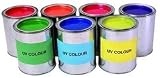 Produkt-Bild: UV-aktive Leuchtfarbe, gelb 250ml