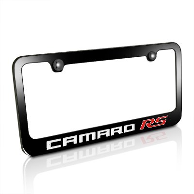 2010 up Camaro RS Black Color Matched License Frame