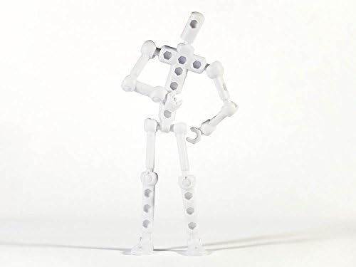 ModiBot Mo Action Figure Kit - White by ModiBot