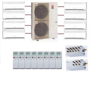 Mr. Slim Split-ductless: MXZ-Series Mini Split Up to 48000 BTUs 15 SEER Multi Zone Heat Pump
