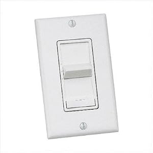 600 Watt Dimmer Light Ceiling Fan Wall Control in Almond by 