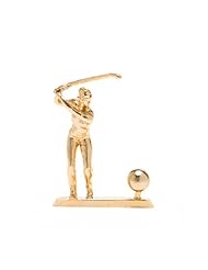 Classical Gold Brooch - Golf Swing Snapshot