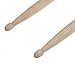 Andoer Pair of 5A Drumsticks Nylon Stick for Drum Set Lightweight Professional (Wood)