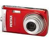 Electronics : [Bundle] Optio M60 - red + Ultra Compact PIX leather case + Class 6 4 GB SDHC Memory Card + P78 Lithium Battery