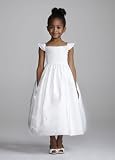 Davids Bridal Flower Girl Taffeta with 3D Flower and Butterfly Detail Style WG1320