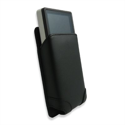 Electronics: Incipio Vertigo Leather Holster Case for Zune 80/120 GB  Black 
