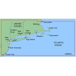 GARMIN BLUECHART MUS501L CAPE COD THROUGH NEW JERSEY
