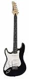 Slammer PAC3BK-LH Pacer Left Handed Electric Guitar, Black