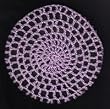 Lilac Classic Crocheted Hair Bun Cover XL