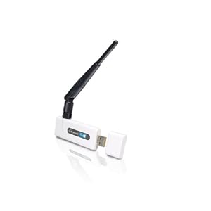  Hawking HWUN3 Hi-Gain USB Wireless-N Adapter with Upgradeable Antennas for Mac & PC (White) 