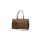 New Embassy Travel Gear 21inch Brown Faux Leather Tote Bag High Quality Man-Made Angola Material