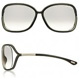 TOM FORD RAQUEL TF76 U45 BLACK BLACKSPRAY PEARL OLIVE FRAME OLIVE GRADIENT LENS SUNGLASSES
