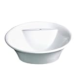 Decolav 1450-CWH 20-Inch Round Ceramic Vitreous China Vessel, White