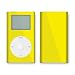 Solid Yellow Design iPod mini Protective Decal Skin Sticker