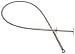 Mechanical Pickup Retrieval Tool, Four Prong Retractable Steel Jaws, Chrome Finish