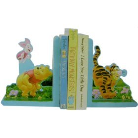 <b>Disney Winnie The Pooh and Friends Wood Bookends</b>