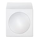 CD DVD White Paper Sleeves with Clear Window 1000 Pack