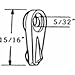 United States Hdwe. WP-9767C Storm And Screen Clip