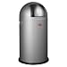 Wesco PUSHBOY silver - paper bin 50 litre