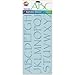 Delta Creative 2-Inch Letters Stencil, 8-1/4 by 18-Inch, Papyrus