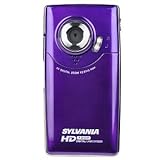 Sylvania HD1Z SD SDHC MMC 720p HD Pocket Video Digital Camera Camcorder w 4x Digital Zoom HDMI amp 2 LCD Pur
