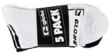 Globe 5 Pack of Crew Socks in Black and White
