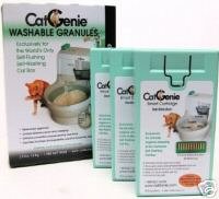 Cat Genie - 3 pack sani solution + 1 box Washable Granules