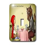Londons Times Gen. 2 Law Lawyer Cartoons - Big Bad Match.com - Light Switch Covers - single toggle switch