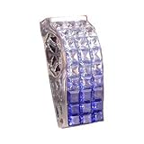 14K Graduated Ceylon Sapphire Slide