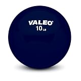 10 lb Weighted Fitness Ball with Soft Vinyl Covering