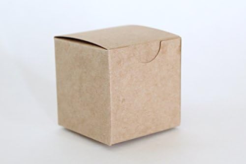 Kraft Favor or Gift Box 2 X 2 X 2 | 12 Ct