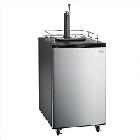 Stainless Steel Kegerator Beer Dispenser Refrigerator