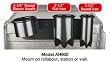 Kayline Appliance Holder * Holds: 1-blower, 1-flat Iron & 1-curl Iron * Black * #ah600