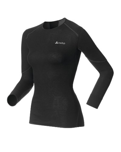 Odlo Damen Unterhemd Long Sleeve crew neck X-WARM, black, XL, 155161 Preisvergleich