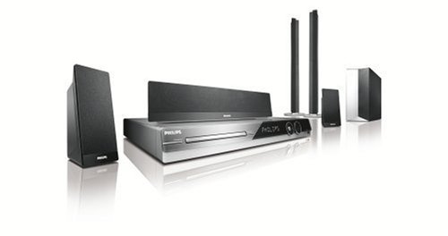 Philips HTS3357 - 5.1 ch Tallboy Multi-Region Capable - DVD Home Cinema System - With 1080i Upscaling - Black
